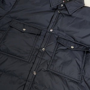 MONCLER モンクレール ×Fragment Design 18AW BACKSTAGE MAZE NAVY ダウンシャツ 紺 Size 【4】 【中古品-非常に良い】 20802232