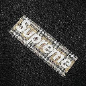 SUPREME シュプリーム ×Burberry 22SS Box Logo Hooded Sweatshirt Black ボックスロゴパーカー 黒 Size 【M】 【新古品・未使用品】 20802243