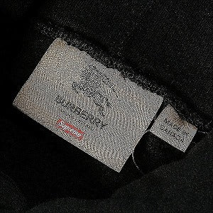 SUPREME シュプリーム ×Burberry 22SS Box Logo Hooded Sweatshirt Black ボックスロゴパーカー 黒 Size 【M】 【新古品・未使用品】 20802243