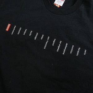 SUPREME シュプリーム 23SS Location Tee Black Tシャツ 黒 Size 【M】 【新古品・未使用品】 20802257