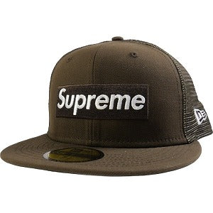 SUPREME シュプリーム 23SS Box Logo Mesh Back New Era Brown ニューエラキャップ 茶 Size 【7　5/8(XL)】 【新古品・未使用品】 20802283