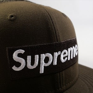 SUPREME シュプリーム 23SS Box Logo Mesh Back New Era Brown ニューエラキャップ 茶 Size 【7　5/8(XL)】 【新古品・未使用品】 20802283