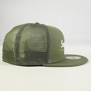 SUPREME シュプリーム 23SS Box Logo Mesh Back New Era Khaki ニューエラキャップ カーキ Size 【7　5/8(XL)】 【新古品・未使用品】 20802284