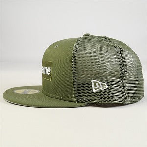 SUPREME シュプリーム 23SS Box Logo Mesh Back New Era Khaki ニューエラキャップ カーキ Size 【7　5/8(XL)】 【新古品・未使用品】 20802284