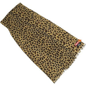 SUPREME シュプリーム 15AW Leopard Scarf Yellow スカーフ 黄 Size 【フリー】 【新古品・未使用品】 20802290