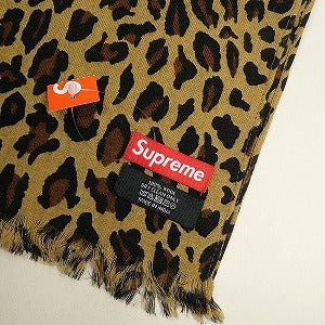 SUPREME シュプリーム 15AW Leopard Scarf Yellow スカーフ 黄 Size 【フリー】 【新古品・未使用品】 20802290