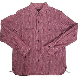 TENDERLOIN テンダーロイン T-STRIPE CHAMBRAY SHT RED 長袖シャツ 赤 Size 【S】 【中古品-良い】 20802313