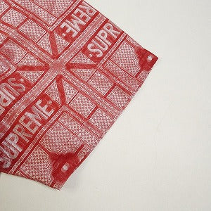 SUPREME シュプリーム 24SS Tray Jacquard S/S Shirt Red 半袖シャツ 赤 Size 【M】 【新古品・未使用品】 20802348