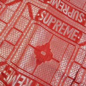 SUPREME シュプリーム 24SS Tray Jacquard S/S Shirt Red 半袖シャツ 赤 Size 【M】 【新古品・未使用品】 20802348