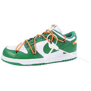 OFF WHITE オフホワイト ×NIKE ナイキ DUNK LOW LTHR / OW CT0856-100 スニーカー 緑 Size 【27.0cm】 【新古品・未使用品】 20802429