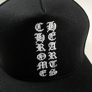 CHROME HEARTS クロム・ハーツ VRTCL BSBL DENIM CAP Black ベースボールキャップ 黒 Size 【フリー】 【新古品・未使用品】 20802458