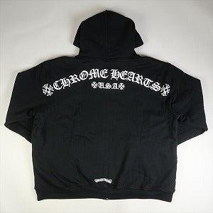 CHROME HEARTS クロム・ハーツ CHEST LINE VRTCL ZIP HOODIE BLACK ジップパーカー 黒 Size 【S】 【新古品・未使用品】 20802464