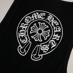 CHROME HEARTS クロム・ハーツ HORSESHOE RIB TANKTOP BLACK タンクトップ 黒 Size 【L】 【新古品・未使用品】 20802469