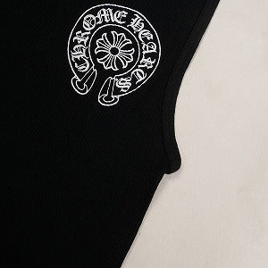 CHROME HEARTS クロム・ハーツ HORSESHOE RIB TANKTOP BLACK タンクトップ 黒 Size 【L】 【新古品・未使用品】 20802469