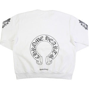 CHROME HEARTS クロム・ハーツ HORSESHOE CREW SWEAT WHITE クルーネックスウェット 白 Size 【S】 【新古品・未使用品】 20802470