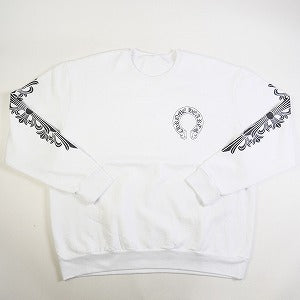 CHROME HEARTS クロム・ハーツ HORSESHOE CREW SWEAT WHITE クルーネックスウェット 白 Size 【S】 【新古品・未使用品】 20802470