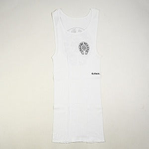 CHROME HEARTS クロム・ハーツ HORSESHOE RIB TANKTOP WHITE タンクトップ 白 Size 【L】 【新古品・未使用品】 20802482