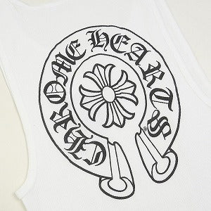 CHROME HEARTS クロム・ハーツ HORSESHOE RIB TANKTOP WHITE タンクトップ 白 Size 【L】 【新古品・未使用品】 20802482