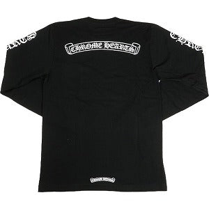 CHROME HEARTS クロム・ハーツ SCROLL LS T-SHIRT BLACK/WHITE  ロンT 黒 Size 【M】 【新古品・未使用品】 20802487