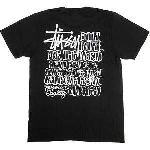 STUSSY ステューシー 24SS CALIFORNIA GROWN TEE PIGMENT DYED BLACK Tシャツ 黒 Size 【XL】 【新古品・未使用品】 20802512