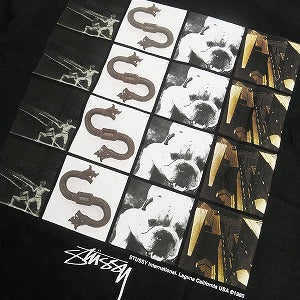STUSSY ステューシー 24SS GRID TEE BLACK Tシャツ 黒 Size 【S】 【新古品・未使用品】 20802544