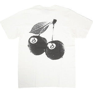 STUSSY ステューシー 24SS CHERRIES TEE WHITE Tシャツ 白 Size 【S】 【新古品・未使用品】 20802570