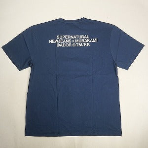 村上隆 ムラカミタカシ ×NewJeans Tee Navy フラワーTシャツ 紺 Size 【XL】 【新古品・未使用品】 20802577