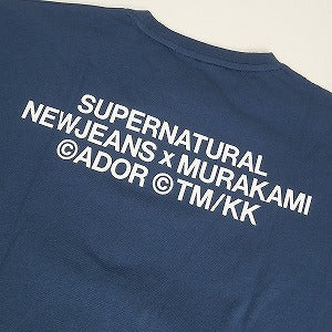 村上隆 ムラカミタカシ ×NewJeans Tee Navy フラワーTシャツ 紺 Size 【XL】 【新古品・未使用品】 20802577