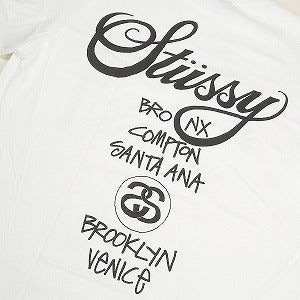 STUSSY ステューシー 24SS WORLD TOUR TEE White Tシャツ 白 Size 【L】 【新古品・未使用品】 20802590