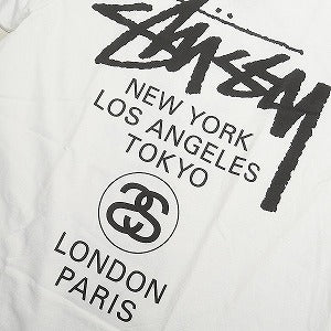 STUSSY ステューシー 24SS WORLD TOUR TEE White Tシャツ 白 Size 【L】 【新古品・未使用品】 20802590