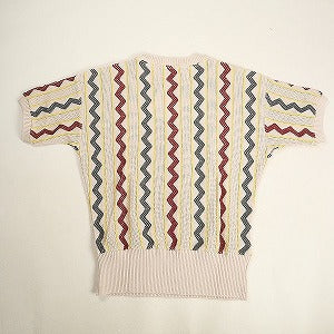 At Last ＆ Co アットラスト/BUTCHER PRODUCTS ブッチャープロダクツ PATTERN KNIT S-S 半袖ニット マルチ Size 【40】 【中古品-非常に良い】 20802700