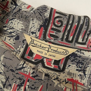 At Last ＆ Co アットラスト/BUTCHER PRODUCTS ブッチャープロダクツ ABSTRACT SHIRT RAYON S-S 半袖シャツ 灰 Size 【16】 【中古品-非常に良い】 20802703