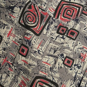 At Last ＆ Co アットラスト/BUTCHER PRODUCTS ブッチャープロダクツ ABSTRACT SHIRT RAYON S-S 半袖シャツ 灰 Size 【16】 【中古品-非常に良い】 20802703