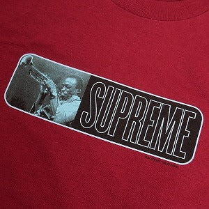 SUPREME シュプリーム 21SS Miles Davis Tee Cardinal Tシャツ バーガンディー Size 【L】 【中古品-ほぼ新品】 20802777