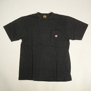 HUMAN MADE ヒューマンメイド 24AW POCKET T-SHIRT BLACK HM28CS031 バックハートロゴTシャツ 黒 Size 【M】 【新古品・未使用品】 20802849