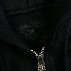 CHROME HEARTS クロム・ハーツ SCROLL FULL ZIP HOODIE BLACK ジップパーカー 黒 Size 【L】 【新古品・未使用品】 20802868