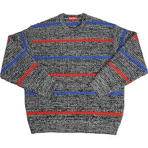 SUPREME シュプリーム 24AW Waffle Small Box Sweter Stripe Melange セーター マルチ Size 【L】 【新古品・未使用品】 20802941