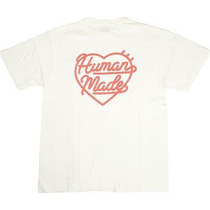 HUMAN MADE ヒューマンメイド 24AW POCKET T-SHIRT WHITE HM28CS031 バックハートロゴTシャツ 白 Size 【XL】 【新古品・未使用品】 20802951