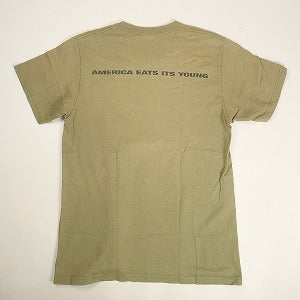 SUPREME シュプリーム 21AW America Eats Its Young Tee Olive Tシャツ オリーブ Size 【S】 【中古品-良い】 20802992