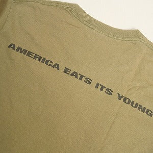 SUPREME シュプリーム 21AW America Eats Its Young Tee Olive Tシャツ オリーブ Size 【S】 【中古品-良い】 20802992