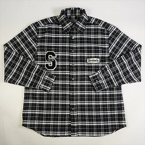 WIND AND SEA ウィンダンシー ×HYSTERIC GLAMOUR 22AW Check Shirt 長袖シャツ 黒 Size 【S】 【新古品・未使用品】 20802998