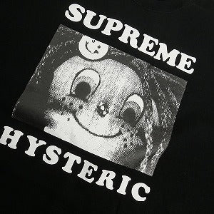 SUPREME シュプリーム ×HYSTERIC GLAMOUR 21AW Crewneck Black クルーネックスウェット 黒 Size 【L】 【新古品・未使用品】 20803000