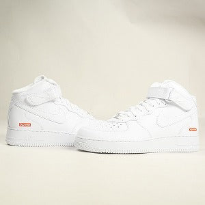 SUPREME シュプリーム ×NIKE ナイキ AIR FORCE 1 MID FZ8784-100 スニーカー 白 Size 【24.5cm】 【新古品・未使用品】 20803070