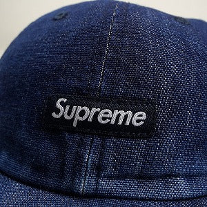 SUPREME シュプリーム 24SS Cordura Denim Small Box 6-Panel Blue キャップ インディゴ Size 【フリー】 【新古品・未使用品】 20803095