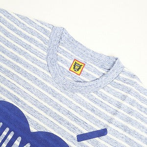 HUMAN MADE ヒューマンメイド 24SS STRIPED HEART T-SHIRT NAVY HM27CS041 Tシャツ 紺 Size 【XL】 【新古品・未使用品】 20803096