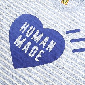 HUMAN MADE ヒューマンメイド 24SS STRIPED HEART T-SHIRT NAVY HM27CS041 Tシャツ 紺 Size 【XL】 【新古品・未使用品】 20803096