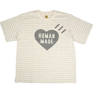 HUMAN MADE ヒューマンメイド 24SS STRIPED HEART T-SHIRT GREY HM27CS041 Tシャツ 灰 Size 【XXL】 【新古品・未使用品】 20803098