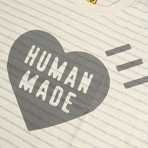 HUMAN MADE ヒューマンメイド 24SS STRIPED HEART T-SHIRT GREY HM27CS041 Tシャツ 灰 Size 【XXL】 【新古品・未使用品】 20803098