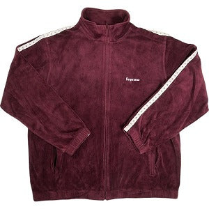 SUPREME シュプリーム 22AW Studded Velour Track Jacket Burgundy ベロアトラックジャケット バーガンディー Size 【M】 【中古品-良い】 20803112