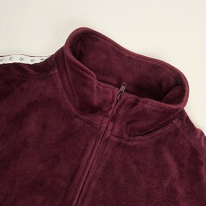 SUPREME シュプリーム 22AW Studded Velour Track Jacket Burgundy ベロアトラックジャケット バーガンディー Size 【M】 【中古品-良い】 20803112